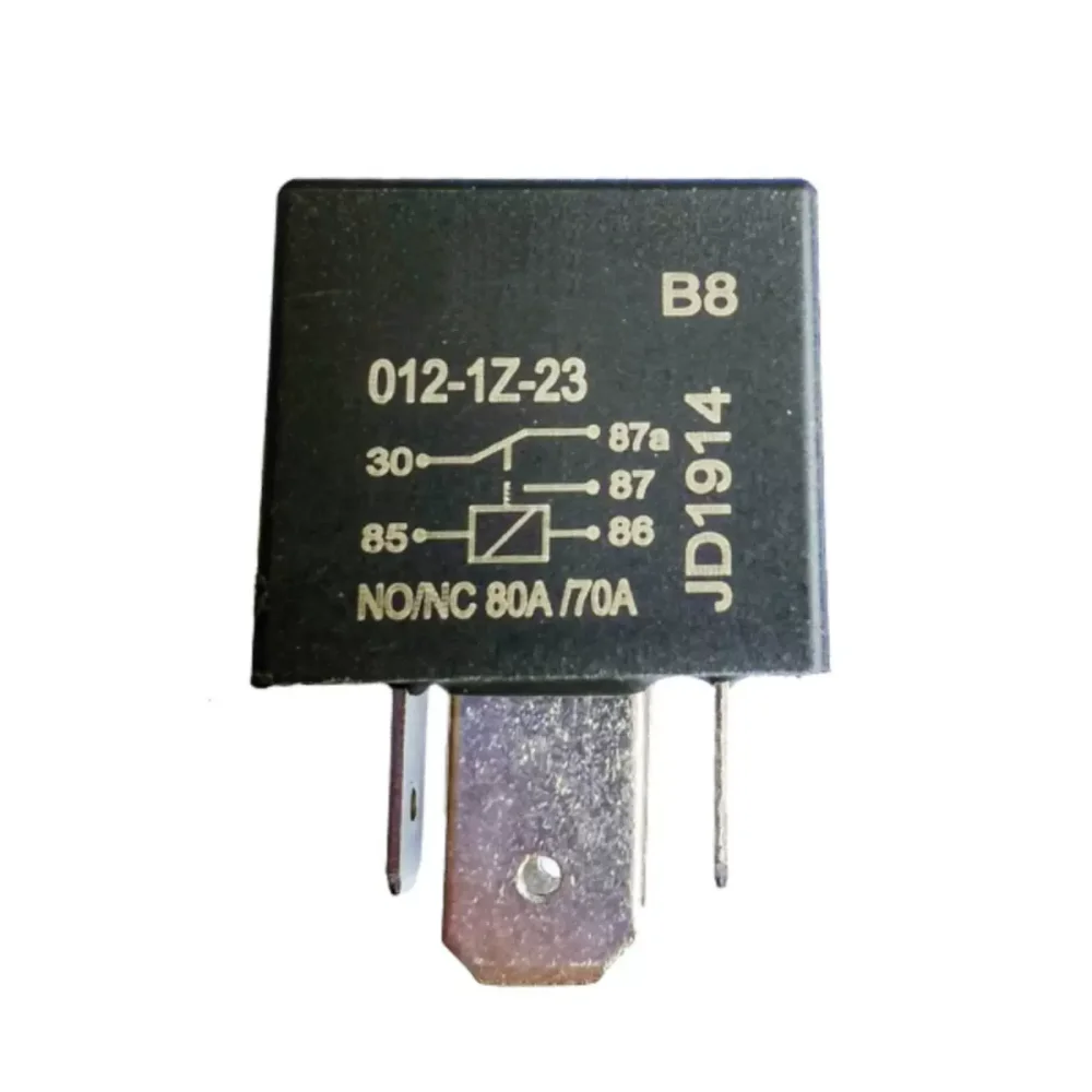 Automotive Relay 80A 12V 24V  with Relay Socket 4pin 5Pin wide pin high current automotive relay for retrofitting cars