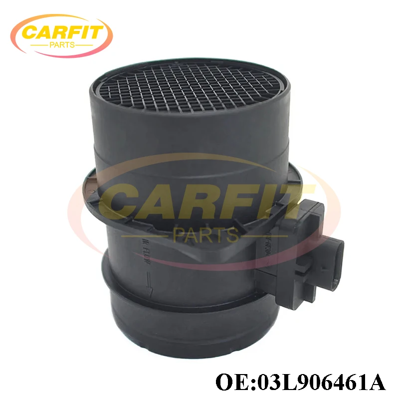 High Quality OEM 03L906461A 0281002956 Mass Air Flow Sensor MAF For VW Audi A1 A3 A4 A5 A6 Q3 Q5 Seat Ibiza Skoda Auto Parts