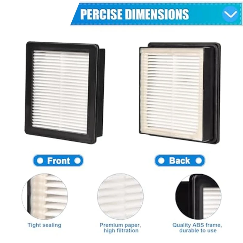 107315 filtr części zamiennych HEPA dla Pro Team Super Coach Pro 10, Super Coach Pro 6 Gofree Flex Pro i Provac FS 6