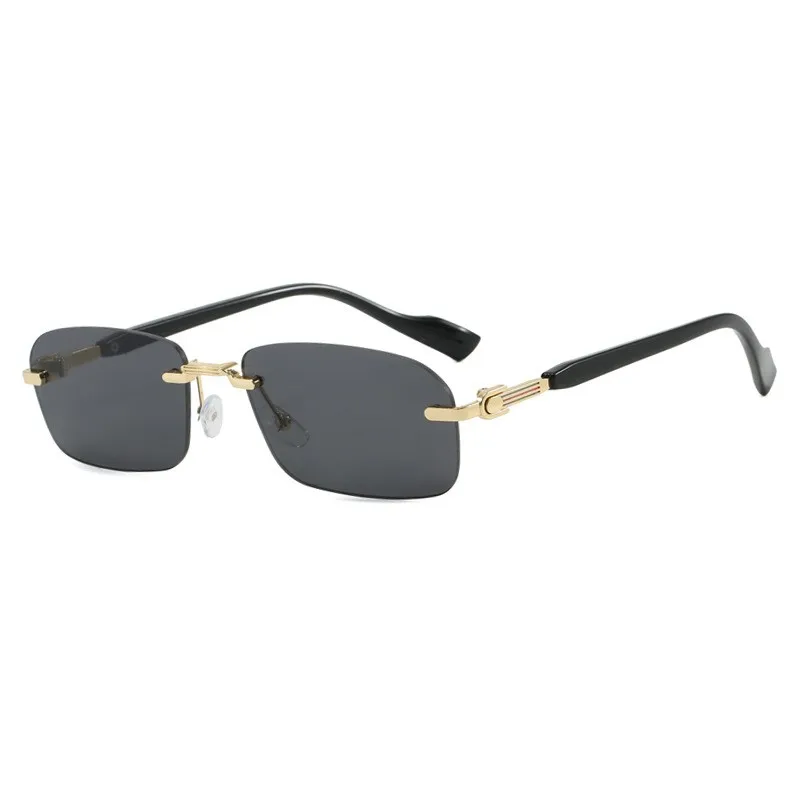 

Personalized Framel Cut Sunlasses 2025 New Small Frame Retro Sunglasses Ele Personali Cross-bouny Sunglasses