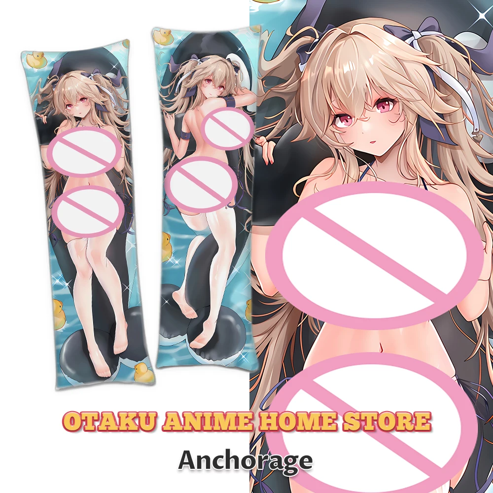 

Azur Lane Anchorage Cartoon Pillow Cover Cojines Dakimakura Scaramouche Decoration Otaku Cushion Covers Custom Anime Pillowcases