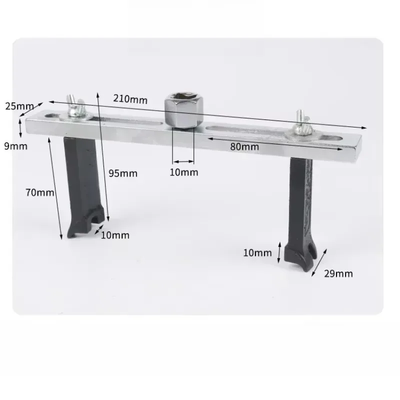 

Универсальный для 2-кулачкового ключа, инструменты для снятия рычага крышки масляного бака автомобиля, гаечный ключ для замены крышки топливного насоса, аксессуары для мотоциклов