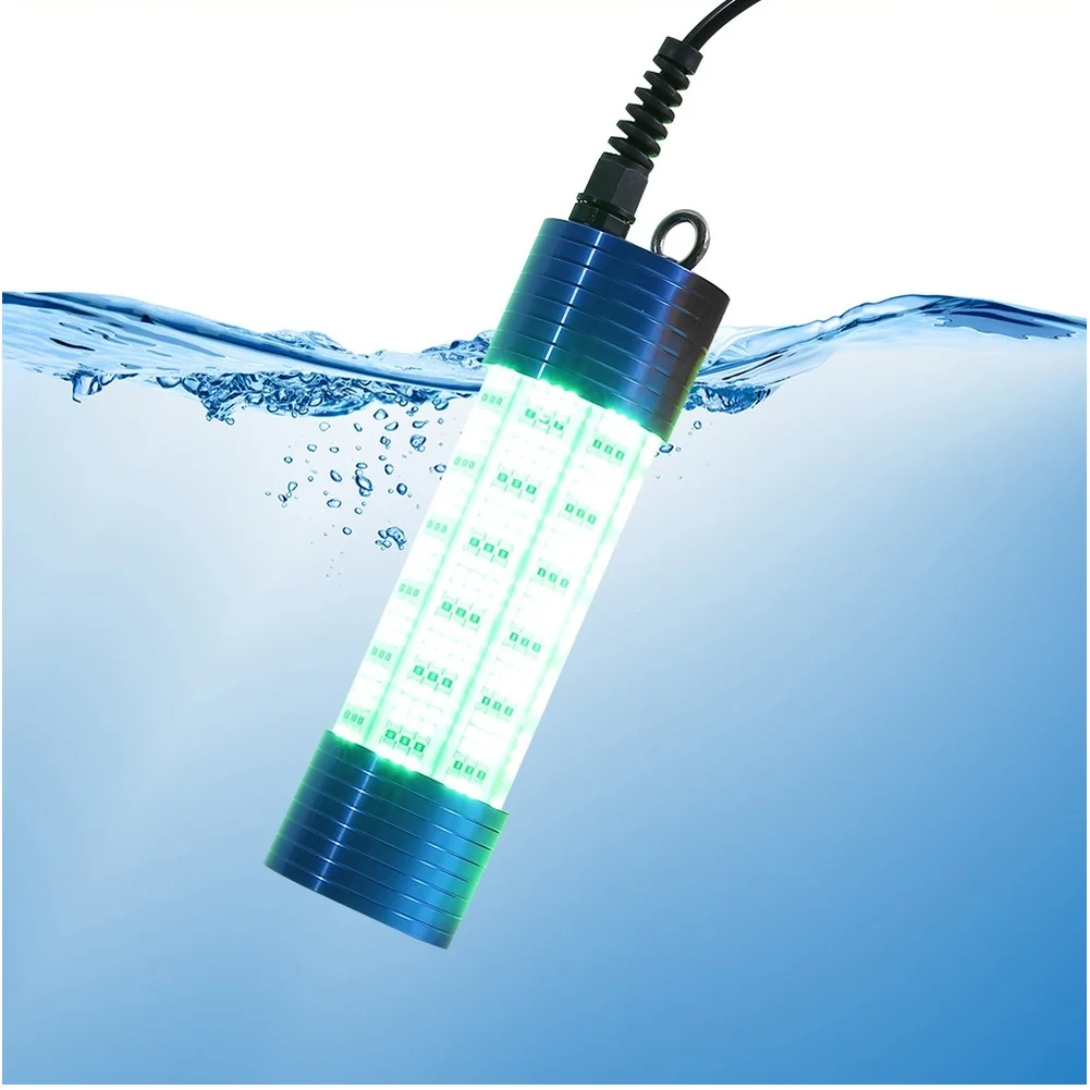 Marine Led Lamp Underwater Fishing Light For Night Fishing Activities Ip68 Waterproof Rating 12v Dc Voltage Input