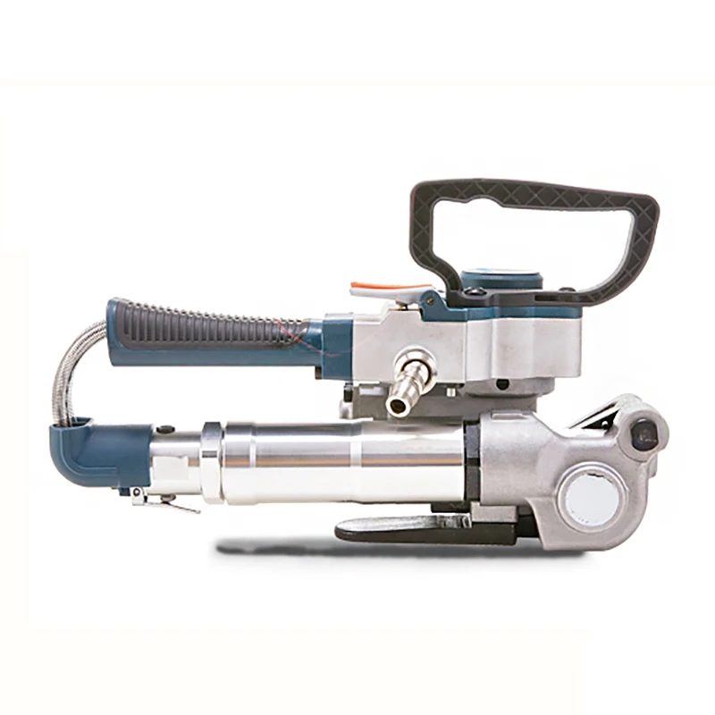 

Free Button Pneumatic Baler Automatic Portable Steel Strapping Machine Hot-melt Wooden Box Packing Machine B19