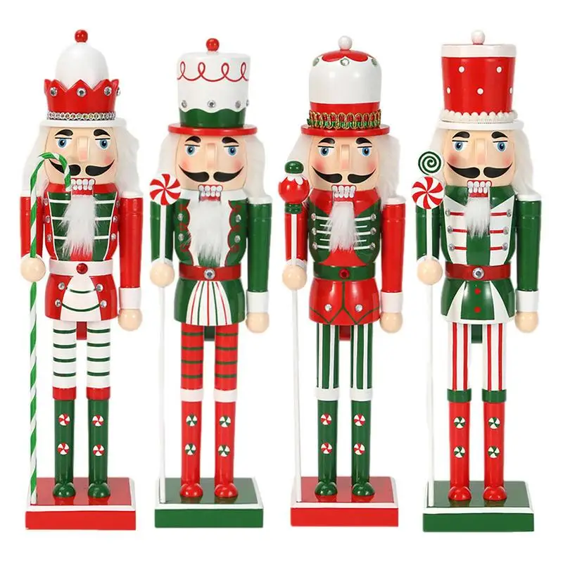 Christmas Nutcracker winter Decorations  Ornaments Tabletop Centerpiece Nutcrackers New year Xmas Party Decor accessories