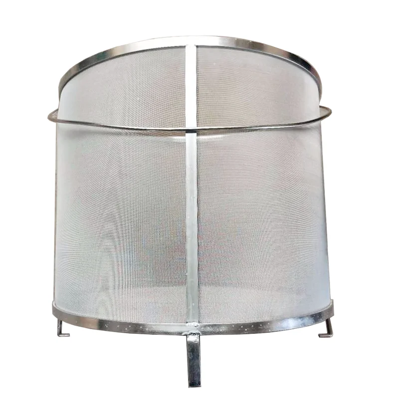 Home Brew Accessory 304 Stainless Steel Mesh Filter Basket Thick Frame for Beer Saccharification Wine Drinks Filtration