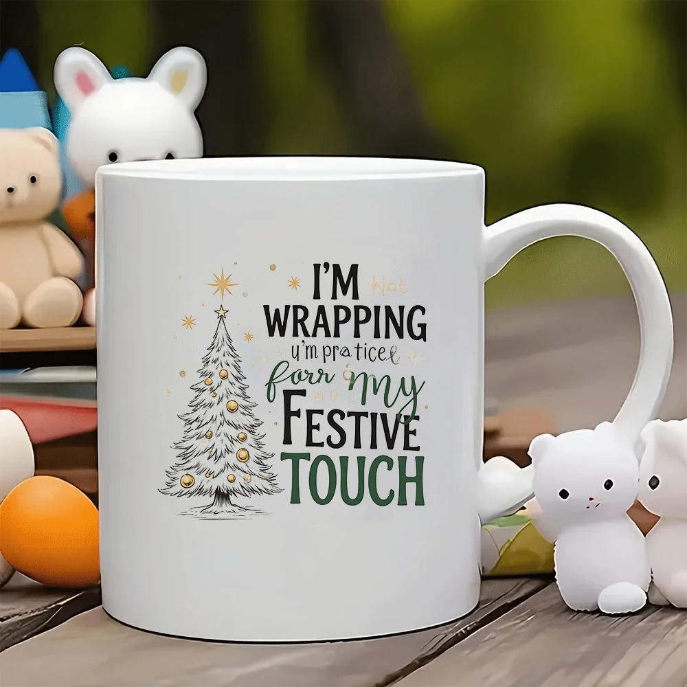 

11oz Mug + Festive Theme Mug Christmas Gift Kids Water Cup Home Office Coffee Cup Top Gift Choice