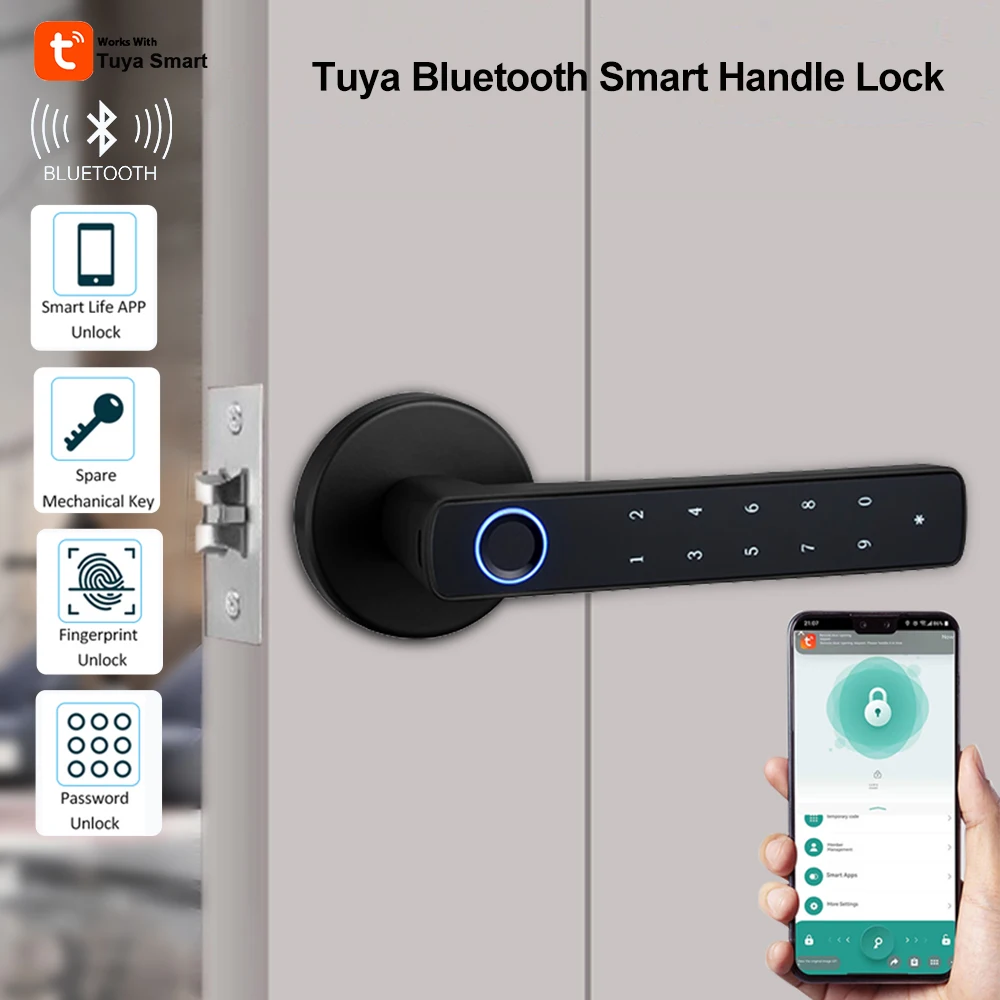tuya-smart-home-bluetooth-lock-biometric-fingerprint-password-electronic-door-smart-locks-for-doors-lock-security-protection
