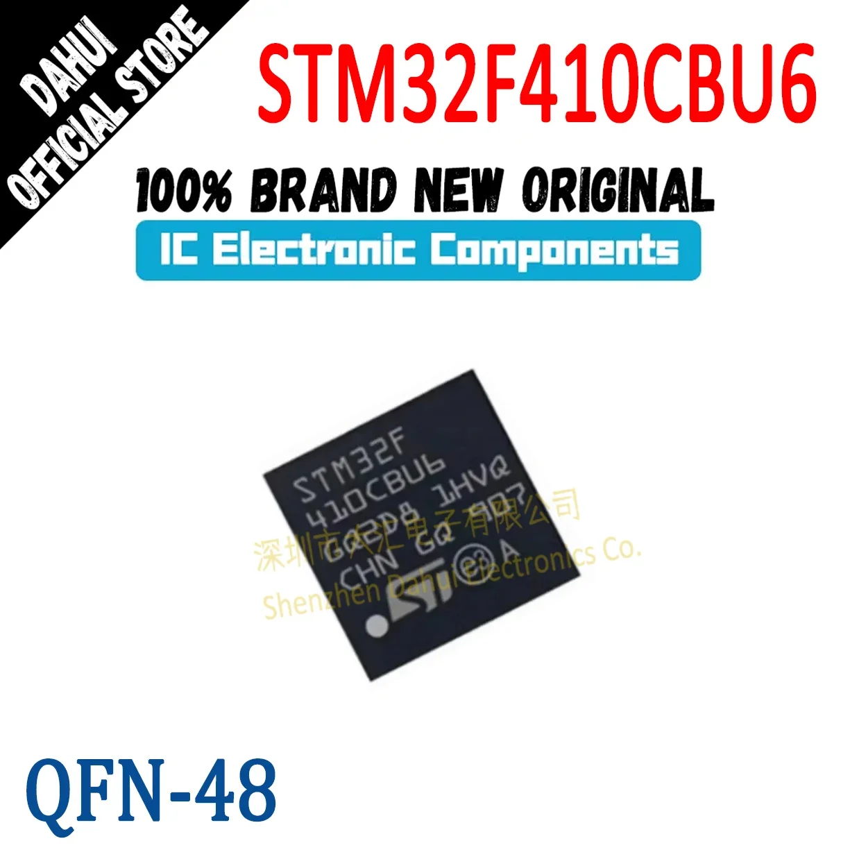 

STM32F410CBU6 UFQFPN-48 IC Chip Microcontroller Chip New Original