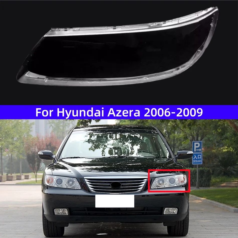 

Для Hyundai Azera 2006-2009, автомобильные аксессуары, крышка фары, замена оригинальных линз