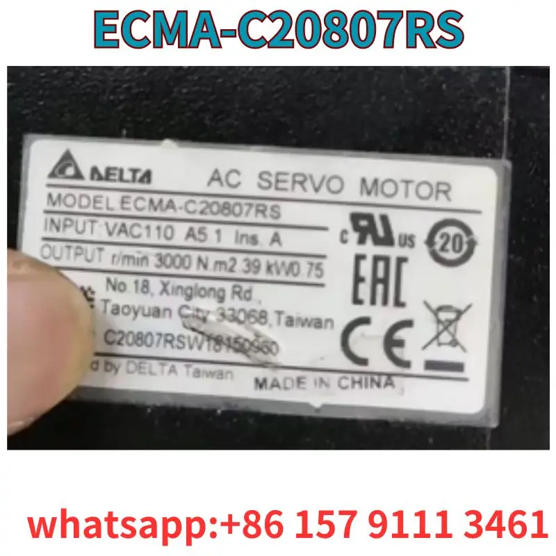 Imagem -03 - Servo Motor Usado Ecma-c20807rs Testado