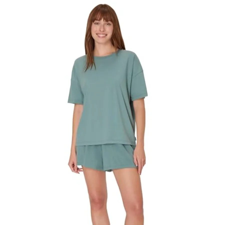 Women's Pajamas Set, Comfywear Pajamas for Women Set, Originals SupertSoft Loungewear, T-Shirt and Sleep Shorts