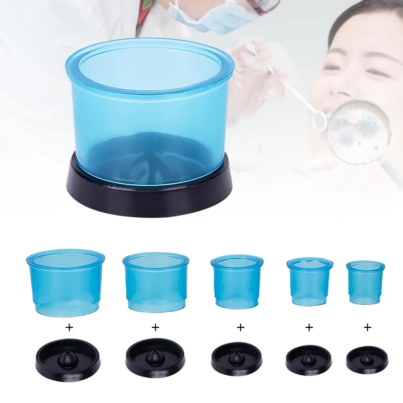 Dental Casting Investment Ring Blue Plastic Models Embedding Rings Wax-embedded Circle Centrifugal Casting Cup Tool