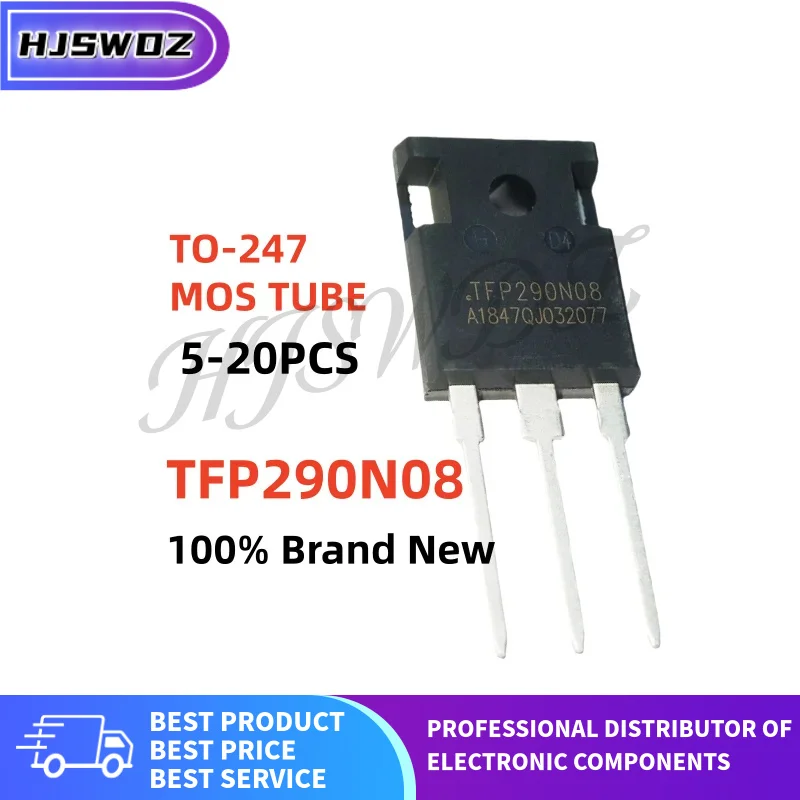 5/20PCS TFP290N08 290N08 TO-247 Inverter MOSFET field effect tube 100% NEW