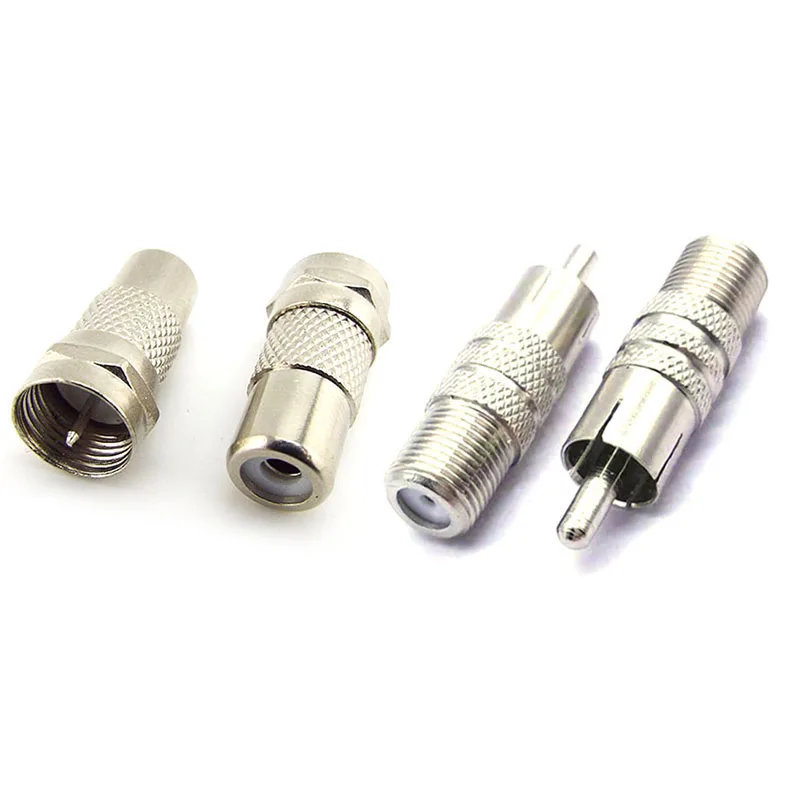 

2/5/10pcs F Male female RF TV Plug to RCA male Female Jack Coaxial Coax Adapter AV Connector converter for Coaxial cable plug r1