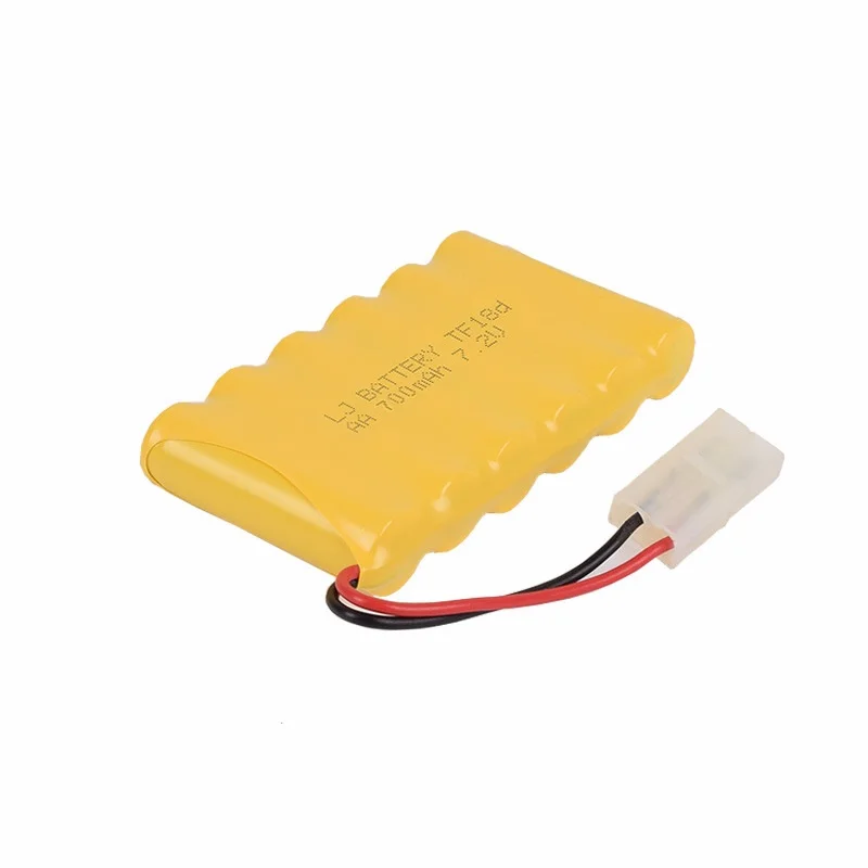 7.2v 700mAh Battery + 7.2V Charger For RC Cars Robots Tanks Guns Boats 7.2v NiCD Battery Aa 700ma 7.2v Rechargeable Battery Pack