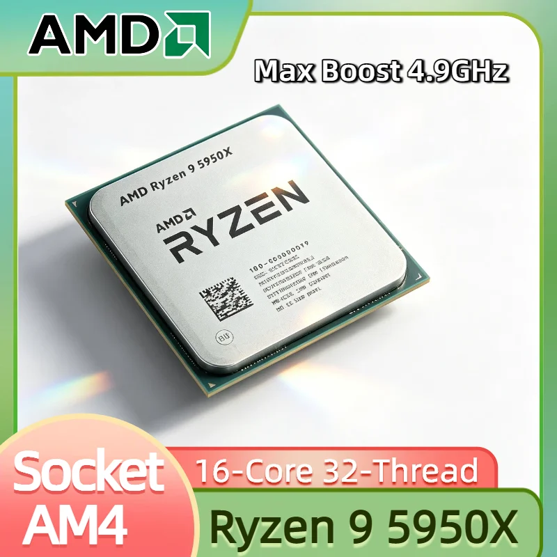 CPU ryzen9 5950x x570 DDR4 32gb 3200mhz AMD Ryzen 9 5950X On Altı