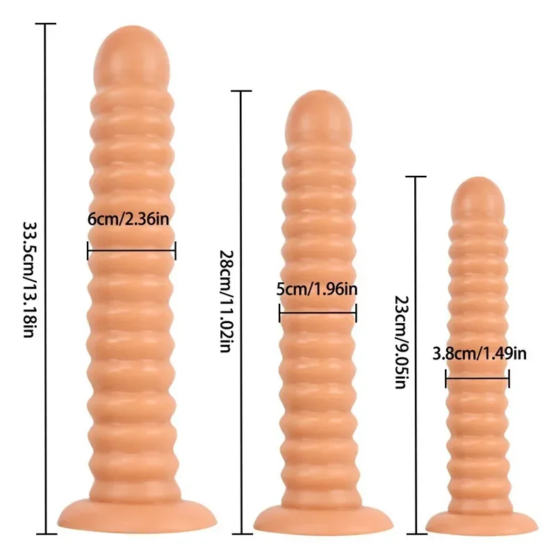 Large Penis Thread Long Soft Anal Back Court Anal Plug Chrysanthemum Soft Punch Stud Alternative Anal Reamer Adult Sm Sex Produc