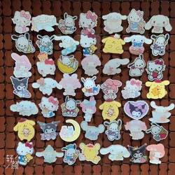 5/10pcs Acrylic Sanrio Series Cinnamon Roll Kuromi My Melody Brooch Cute Cartoon Badge DIY Patch Accessories Girl Gift