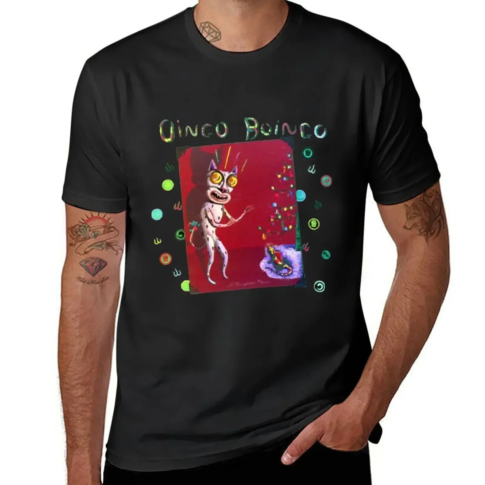 Oingo Boingo T-Shirt anime customs animal prinfor boys men clothings