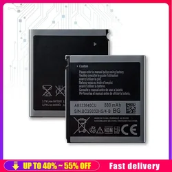 Mobile Phone Batteries AB533640CC AB533640CU For Samsung S3600C GT-S3600i S6888 S3710 S3930C S3601 S3601C S5520 S569 880mAh