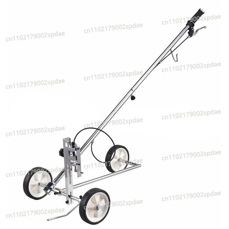 Cold Paint Road Line Marking Machine Hand Push Airless Spraying Striper For Parking Runway Pavement Line Drawing