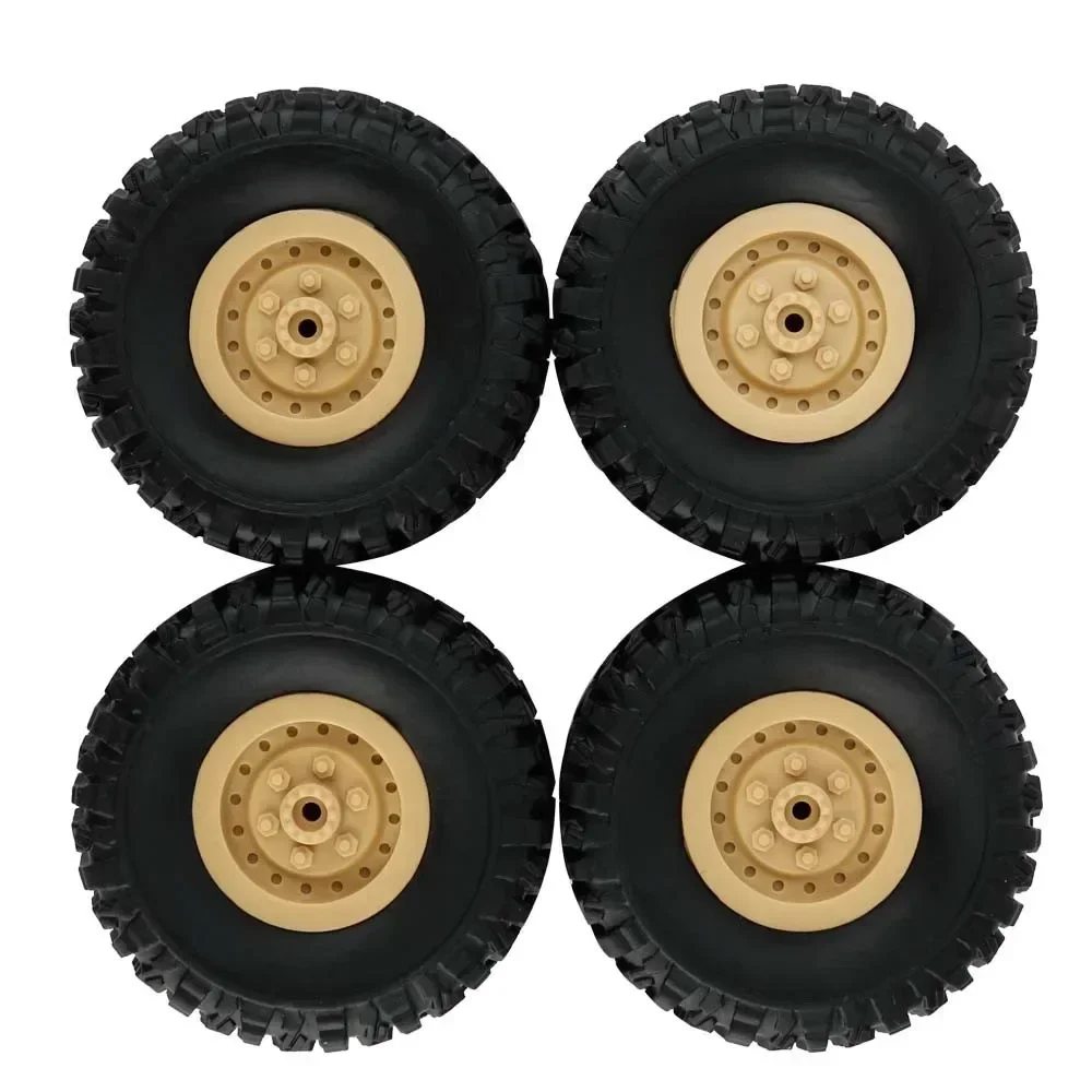 4pcs  For 1/16 Wpl B14 C24 Fy001 Military Truck Rc Car Accessories Track Wheels Spare Parts