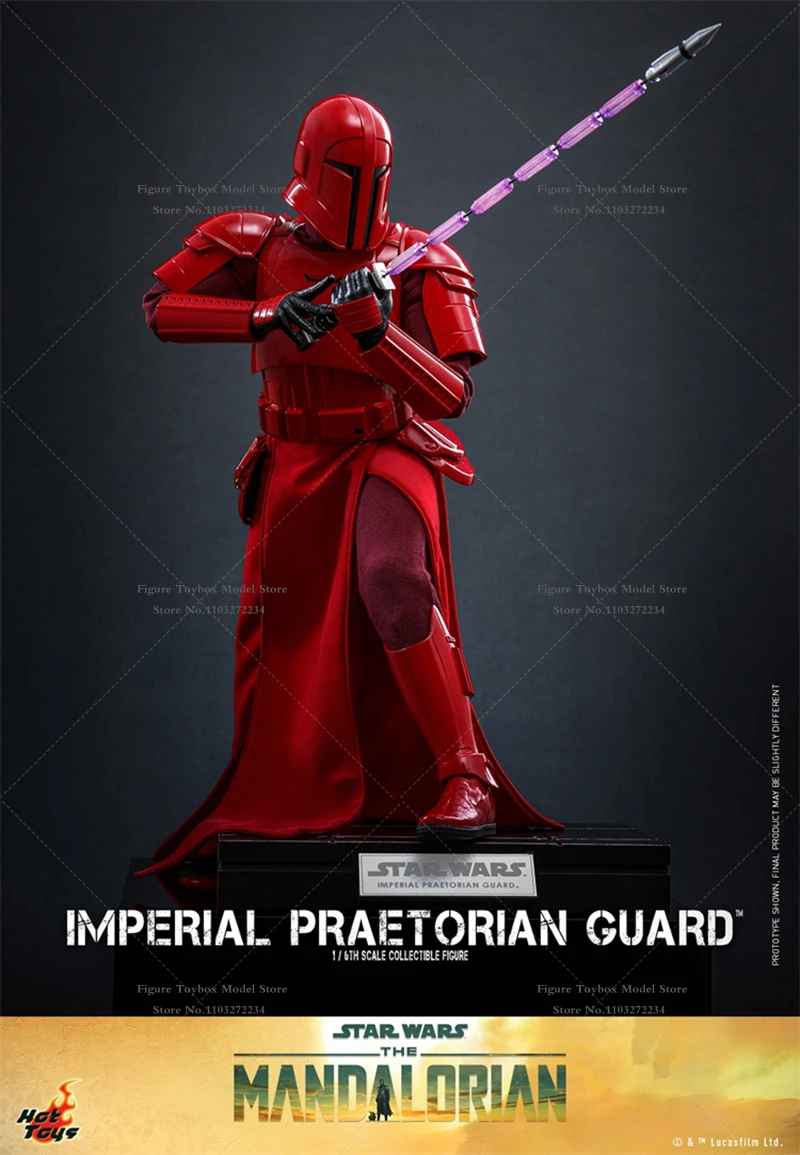 HOTTOYS HT TMS108 1/6 Scale Red Movable Mandalorian Soldier Model Star Wars Imperial Guard Delicate 12