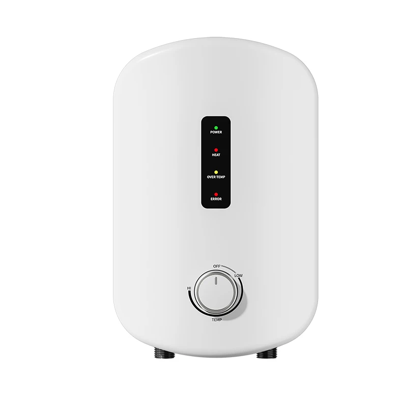OEM Custom Mini Plastic 3500/4500/5500W Electric Instant Tankless Geyser Hot Water Heater for house hold Hotel & Car Use