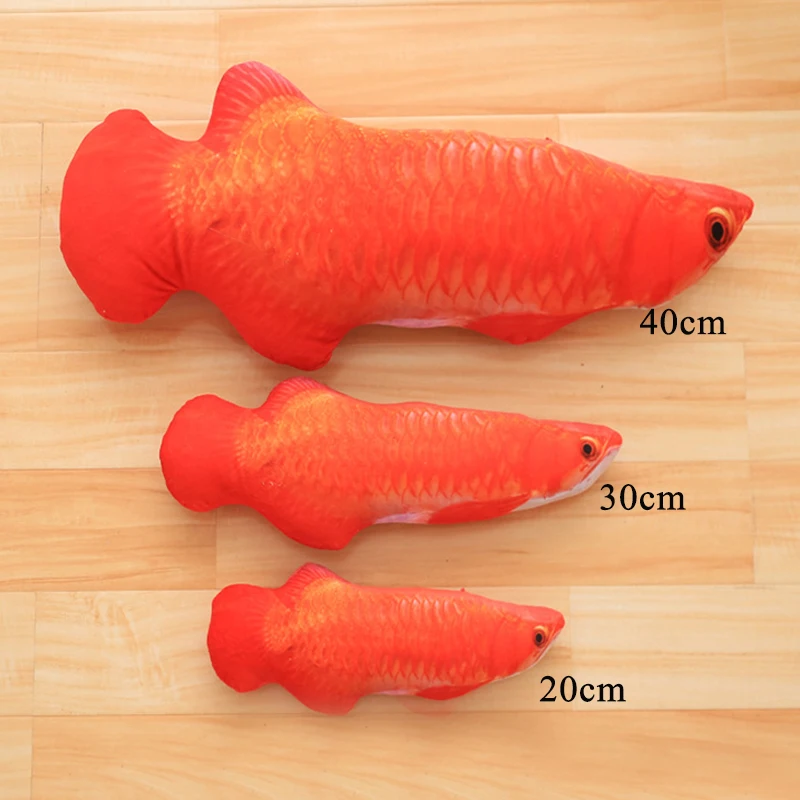 Floppy Fish Cat Toy Moving Fish Toy for Cats Interactive Flopping Cat Kicker Fish Toy Dancing Wiggle Fish Catnip Toys