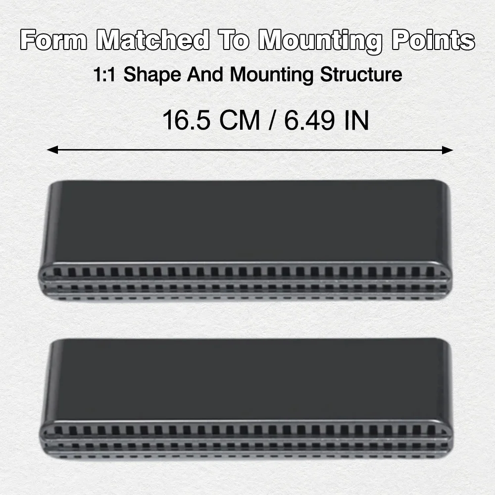 For BYD Seal 2022-2025 ABS Black  Under Seat Air Vent Cover Left and Right