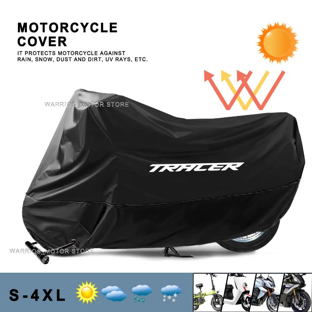 

Motorcycle Cover UV Protection Dustproof Snowproof Motorcycle Waterproof Cover For YAMAHA TRACER 700 900 155 TRACER 7 9 GT