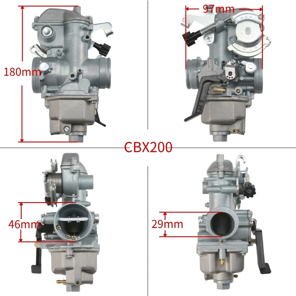 Motorcycle Carburetor 30mm Carb For Honda CRF 230 CRF230F CRF230R XR CBX250 CBX200 200cc-250cc A AC 200cc-250cc 05-09 12-2016