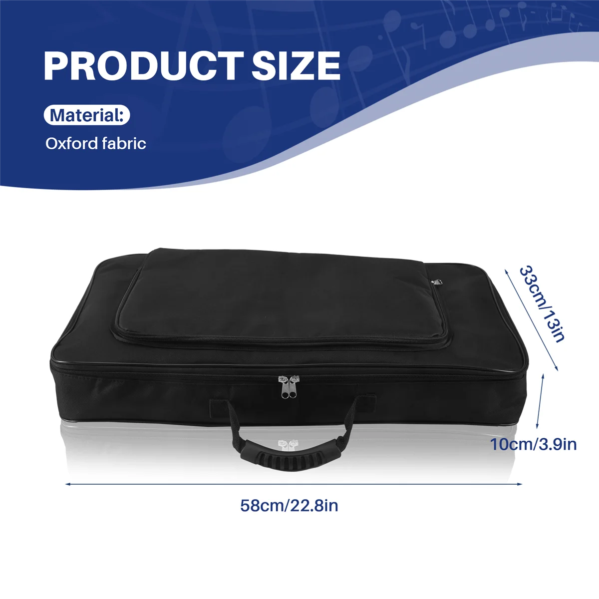 Setup Large Style Guitar Pedalboard Bag Portable Effects Pedal Board Case Pedalboard for Guitar Pedals Universal Bag