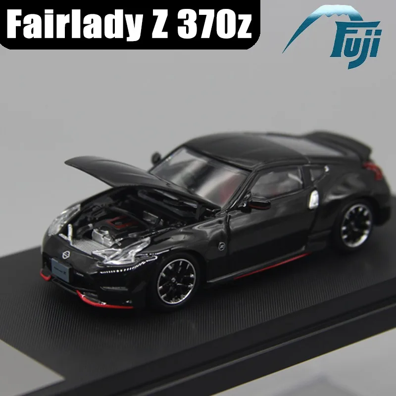후지 1/64 페어레이디 Z 370z 합금 자동차 장난감 다이캐스팅 금속 모델 컬렉션 소년 크리스마스 선물