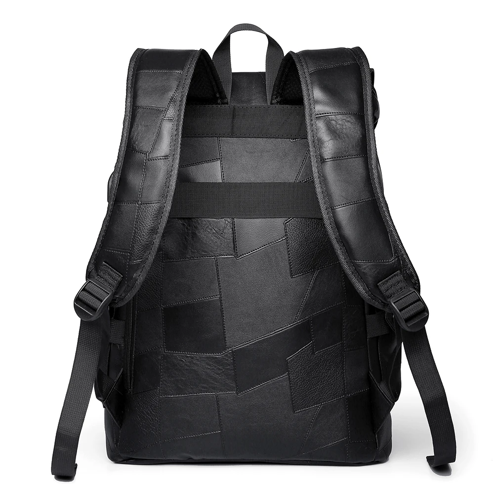 กระเป๋าเดินทางหนังลำลองสำหรับผู้ชาย แบรนด์แฟชั่น รุ่น Bapa ความจุขนาดใหญ่ กระเป๋าสะพายไหล่คู่ สำหรับใช้ในชีวิตประจำวัน