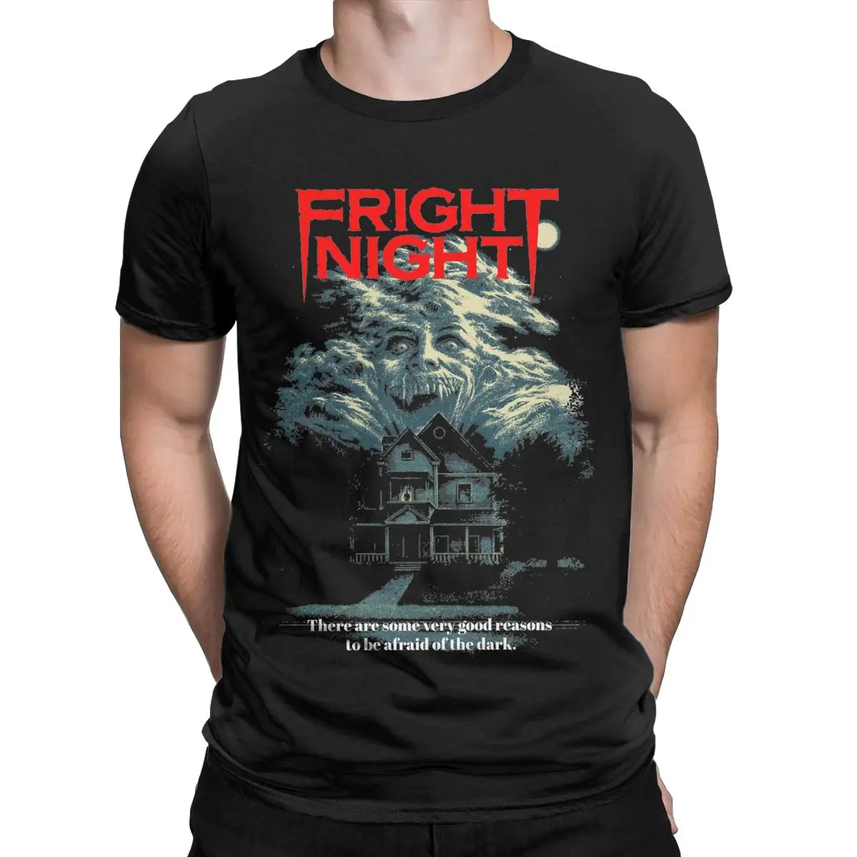 

Винтажные футболки в стиле 80-х Fright с изображением ночного ужаса из фильма мужские женские хлопковые футболки рубашка одежда с графическим принтом