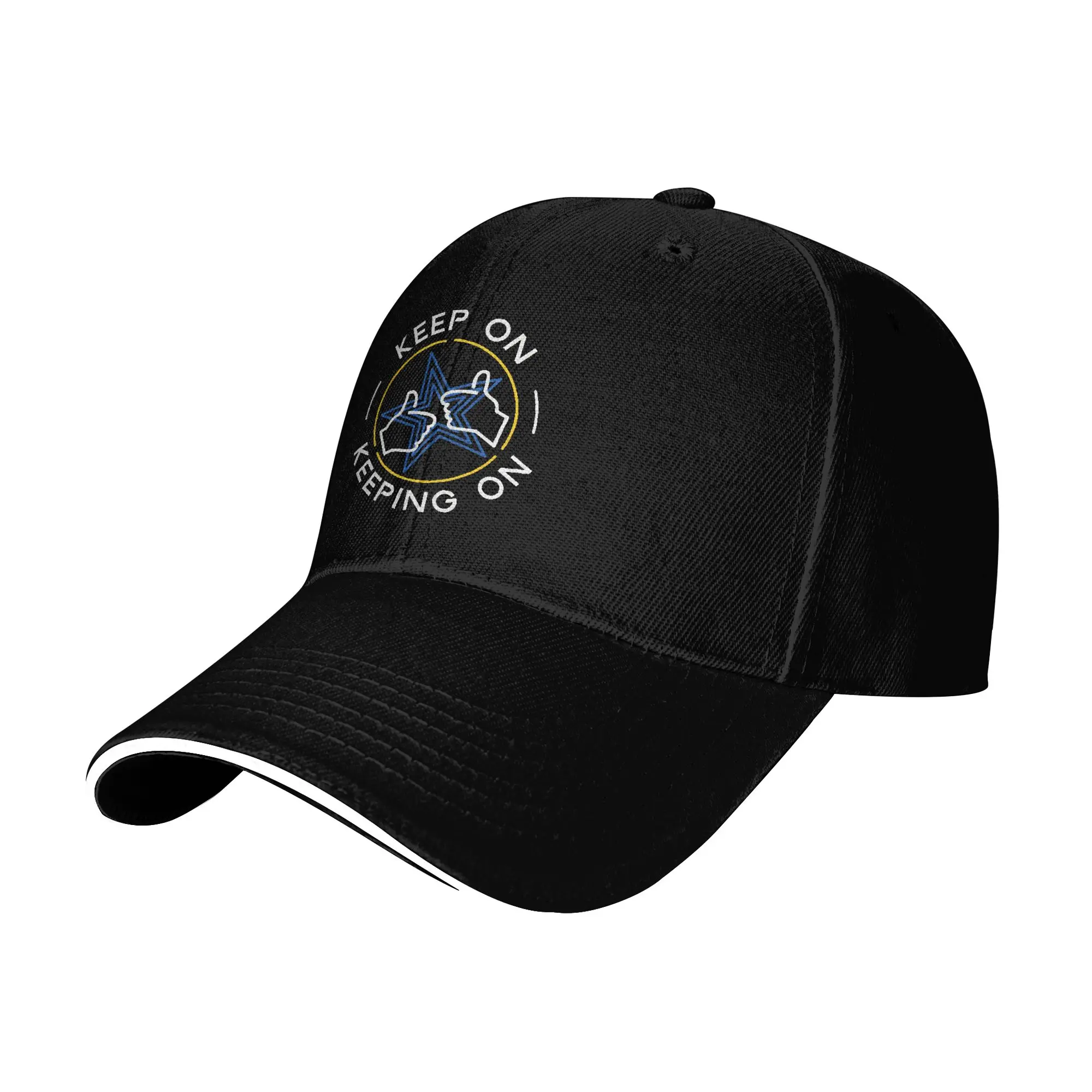 Vintage Death Stranding Keep On Keeping On Baseball Caps Men Women Distressed Washed Headwear  Outdoor Summer Gift Hats Cap