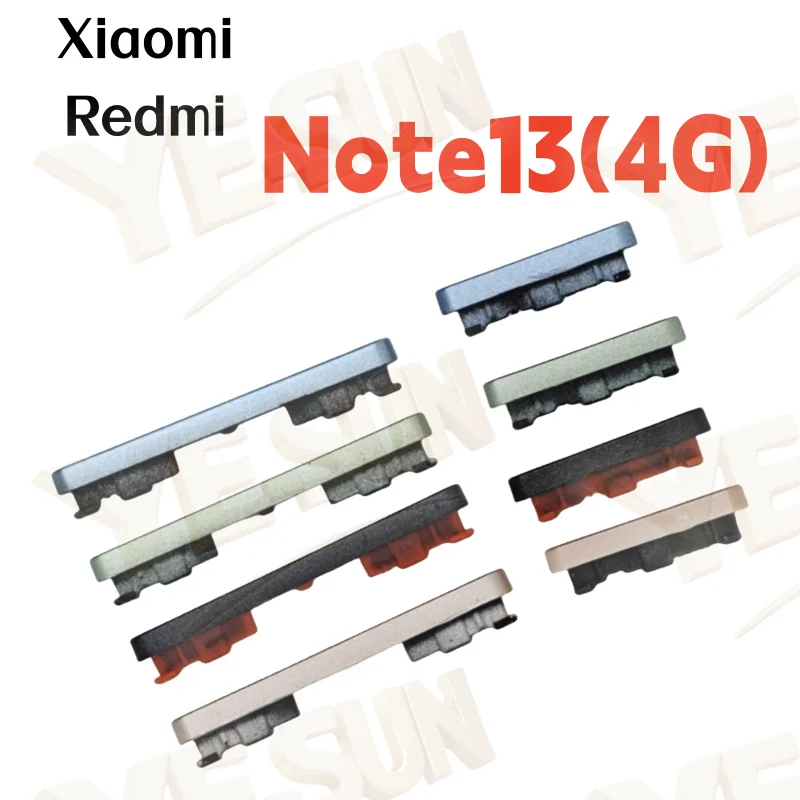 

For Xiaomi Redmi Note13(4G) Side Volume Buttons Volume Up Down Buttons Keys On and Off Buttons