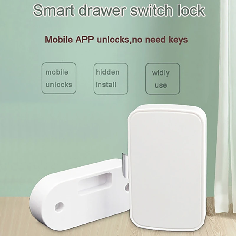 

Приложение Tuya, умный Bluetooth-замок, невидимый пульт дистанционного управления, беспроводной скрытый замок без ключа для ящика, шкафа, почтового ящика