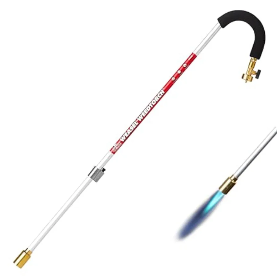 

WeedTorch Weed Burner with Integrated Lighter Propane Fire Starter Torch for Weeds 98007-A