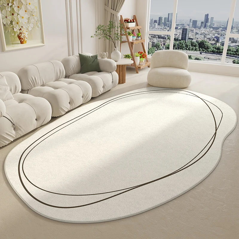 

Irregular Lines Minimalist Large Area Living Room Rugs Modern Home Decoration Aesthetics Comfortable Bedroom Rug Soft Fluffy IG