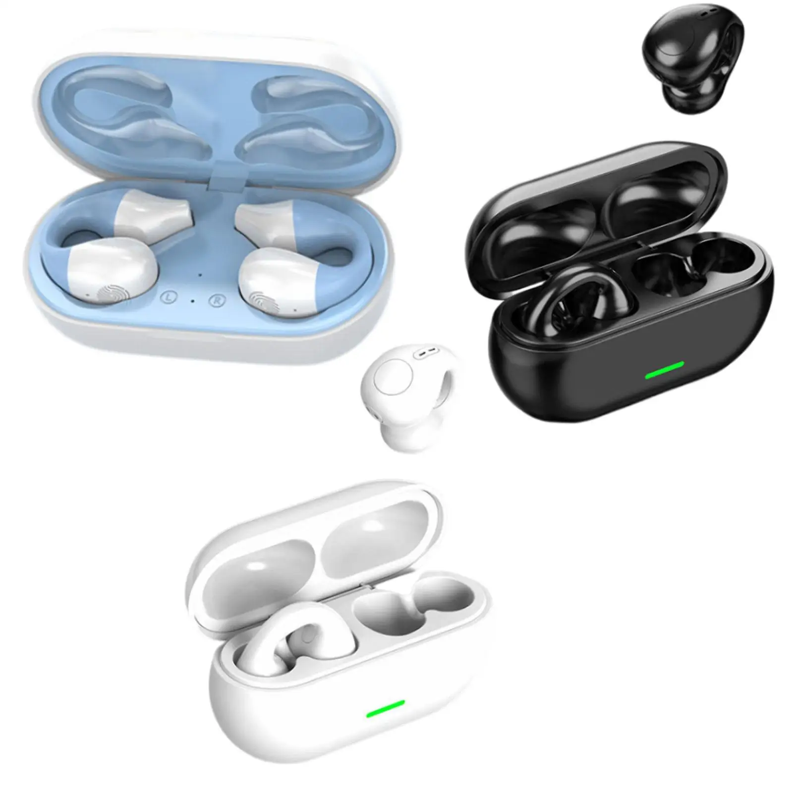 Air Conduction Headphones with Charging Case Hands Free Calling Earpiece Sport