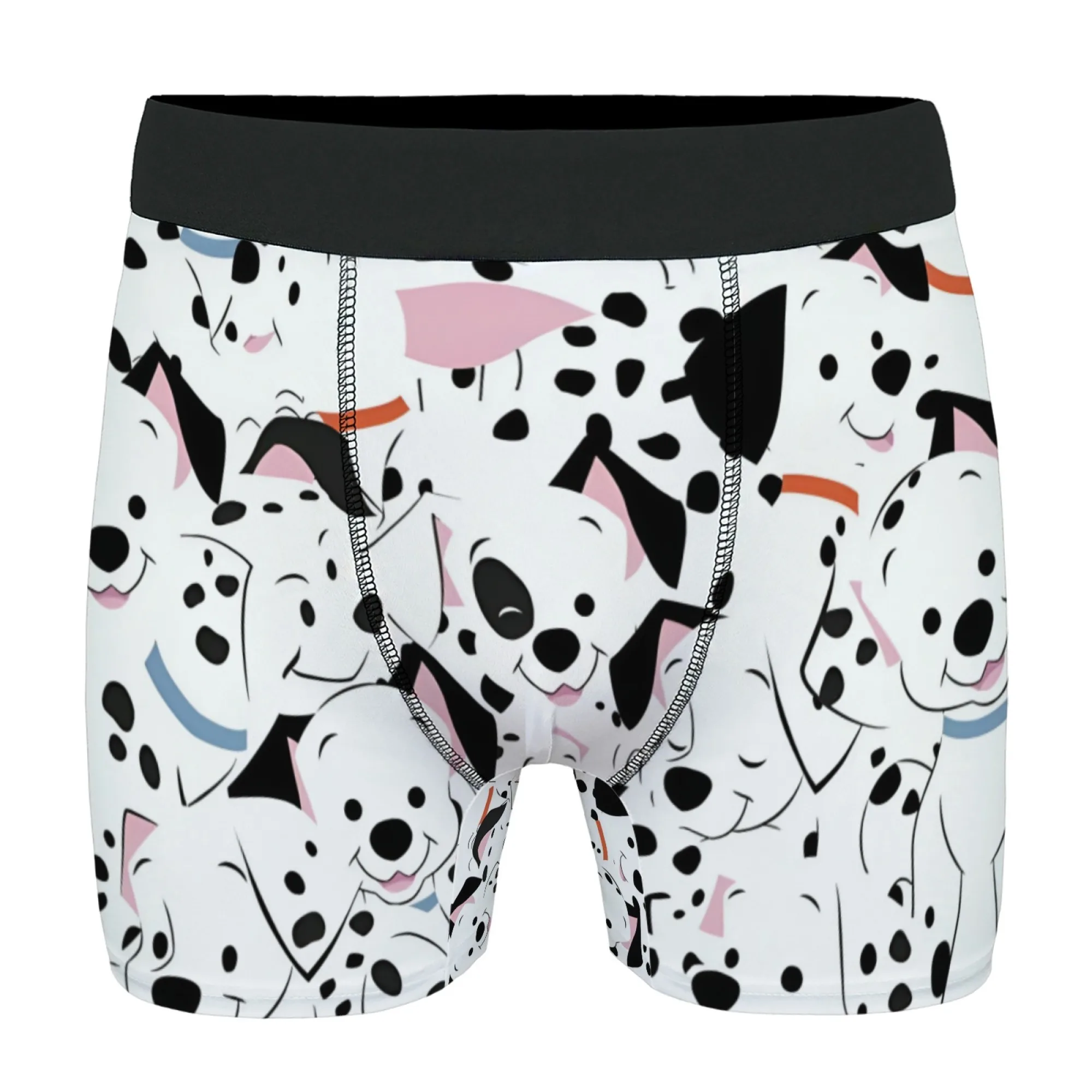 

Новинка в стиле Харадзюку, ретро-далматин, повседневное мужское нижнее белье с принтом в стиле комиксов, удобные дышащие мужские шорты-боксеры, подарок