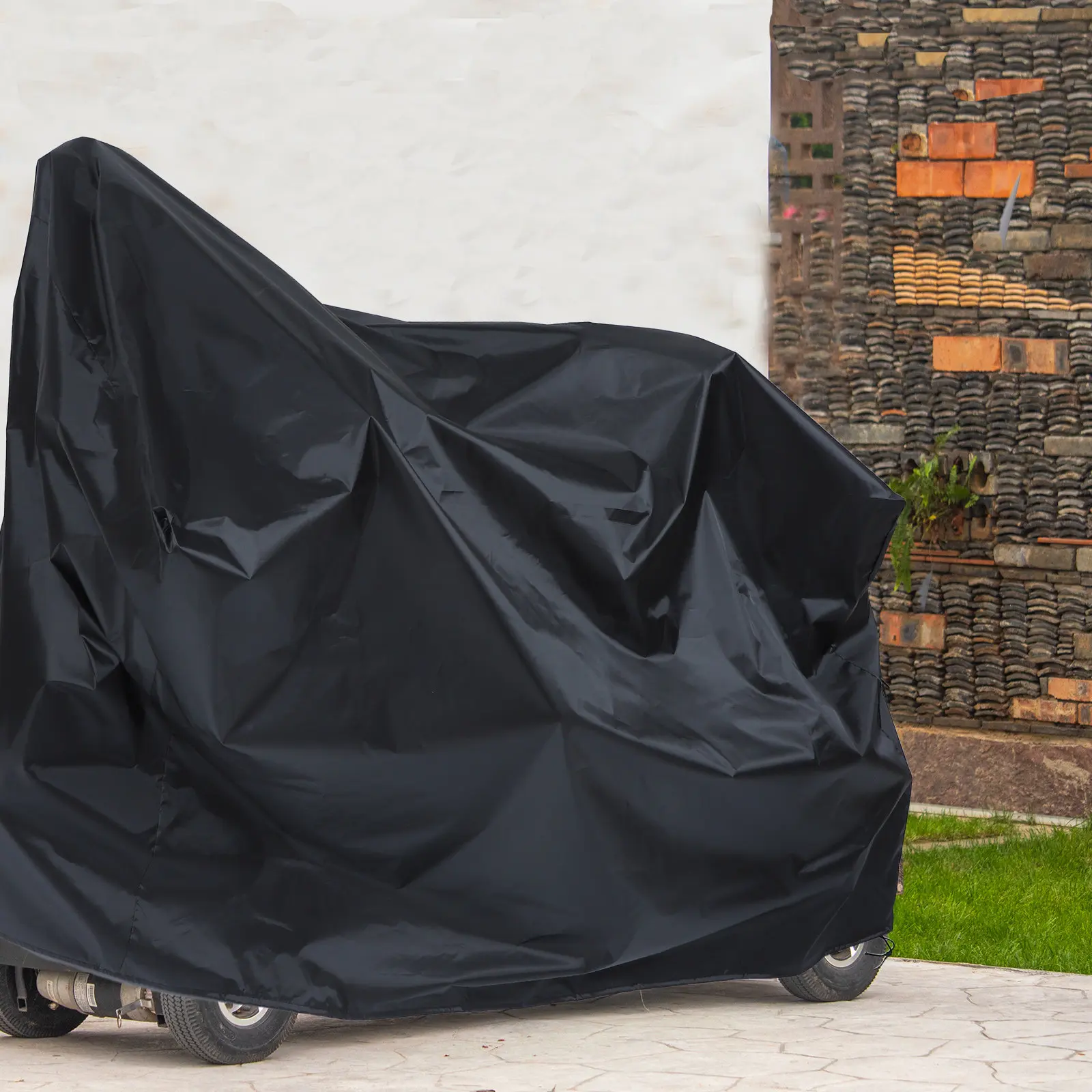 

Чехол для электромобиля, 1 шт., сверхпрочный, водонепроницаемый, с защитой от УФ-излучения, для скутера, мотоцикла, электромобиля, для хранения на улице и в помещении, черный