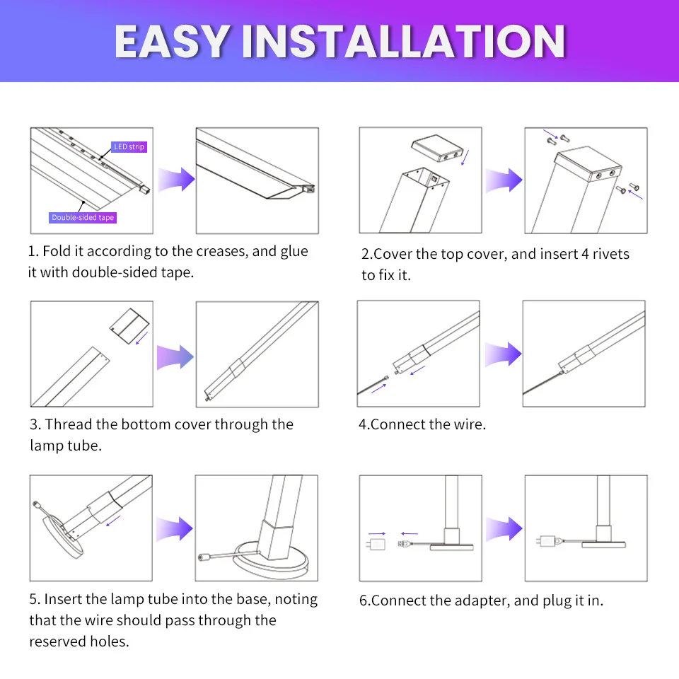 RGB LED مصباح أرضي عن بعد والتحكم في التطبيق مزامنة الموسيقى إضاءة الزاوية إضاءة المزاج الحديثة لغرفة النوم وغرفة المعيشة ديكور الألعاب