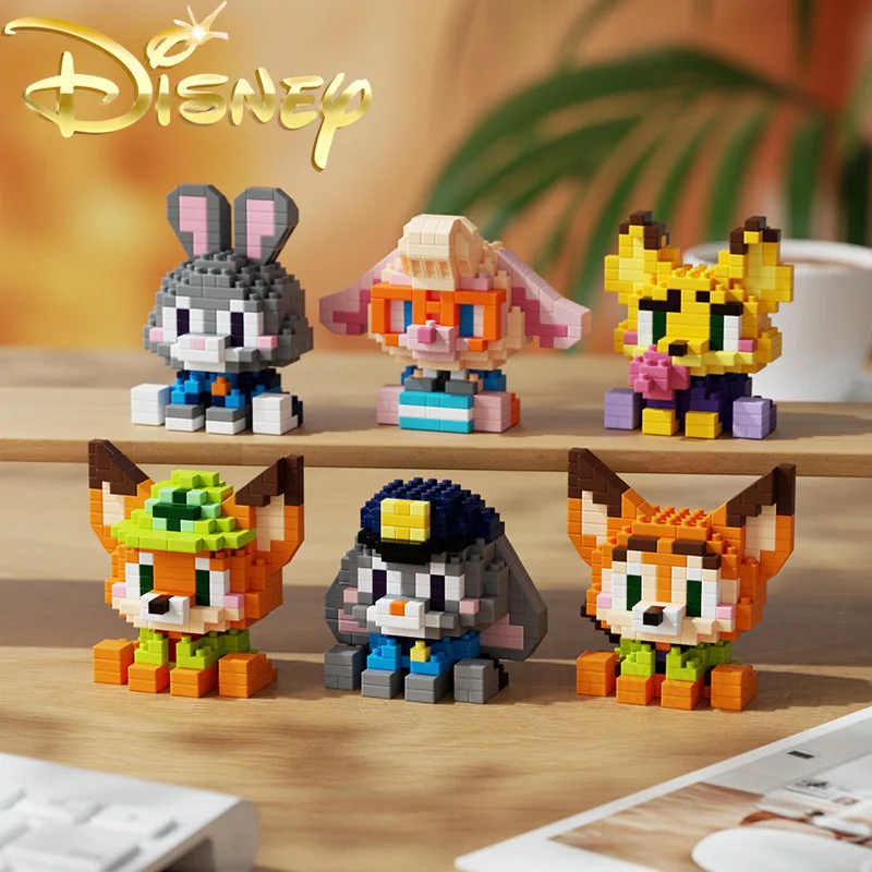 

Disney Zootopia New Miniature Particle Building Blocks Children's Cartoon Building Blocks Toys Educational Building Blocks Toys