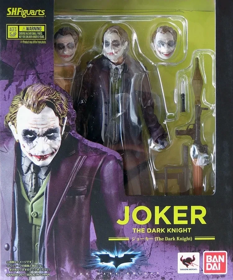 

В наличии Bandai SHF Dark Knight DX Лига Справедливости Джокер Джокер подвижная кукла
