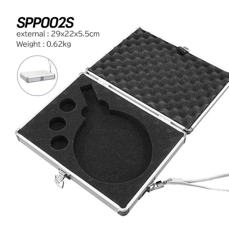 

SPP002-SILVER 29x22x5,5 см Alikan Чехол для ракетки для настольного тенниса Квадратный алюминиевый материал Чехол для настольного тенниса Алюминиевый корпус