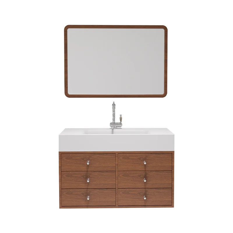 

Новый китайский шкаф для ванной комнаты, стиральный стол, каменная плита, шкаф с горячим изгибом, комбинированный шкаф для ванной комнаты